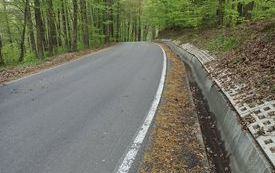 Czyszczenie row&oacute;w przy drodze relacji Much&oacute;wka-Kr&oacute;l&oacute;wka