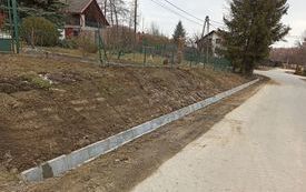 Układanie korytek w m. Leksandrowa