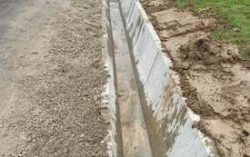 Układanie korytek Olchawa