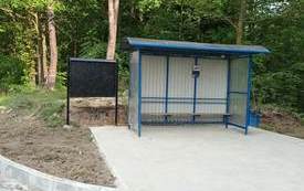 Budowa przystanku Stary Wiśnicz Podgr&oacute;dek