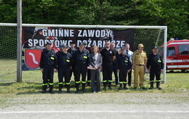 Gminne Zawody Sportowo- Pożarnicze Ochotniczych Straży Pożarnych z terenu Gminy Nowy Wiśnicz-pamiątkowe zdjęcie