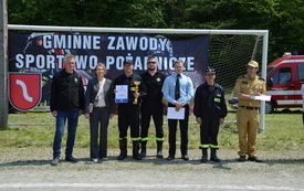 Gminne Zawody Sportowo- Pożarnicze Ochotniczych Straży Pożarnych z terenu Gminy Nowy Wiśnicz-wręczenie puchar&oacute;w i dyplom&oacute;w
