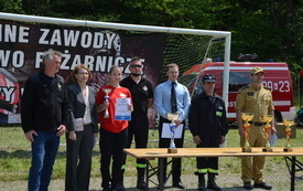 Gminne Zawody Sportowo- Pożarnicze Ochotniczych Straży Pożarnych z terenu Gminy Nowy Wiśnicz-wręczenie puchar&oacute;w i dyplom&oacute;w
