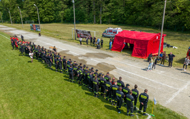 Gminne zawody sportowo-pożarnicze jednostek OSP Fot. OSP Łomna 