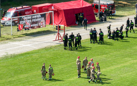 Gminne zawody sportowo-pożarnicze jednostek OSP Fot. OSP Łomna 