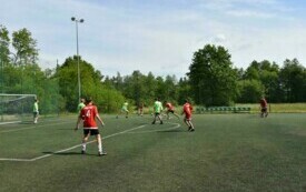 Piłka nożna &quot;6&quot; chłopc&oacute;w w ramach Igrzysk Młodzieży Szkolnej 2023/2024 - mecz 