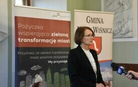 Podpisanie umowy w ramach Zielonej Transformacji Miast - wywiad burmistrz