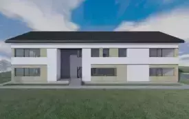 Nowoczesne przedszkole w Starym Wiśniczu - wizualizacja