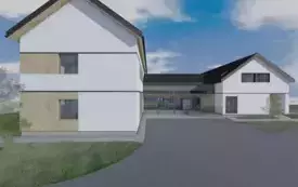 Nowoczesne przedszkole w Starym Wiśniczu - wizualizacja