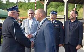 moment odznaczenia strażaka