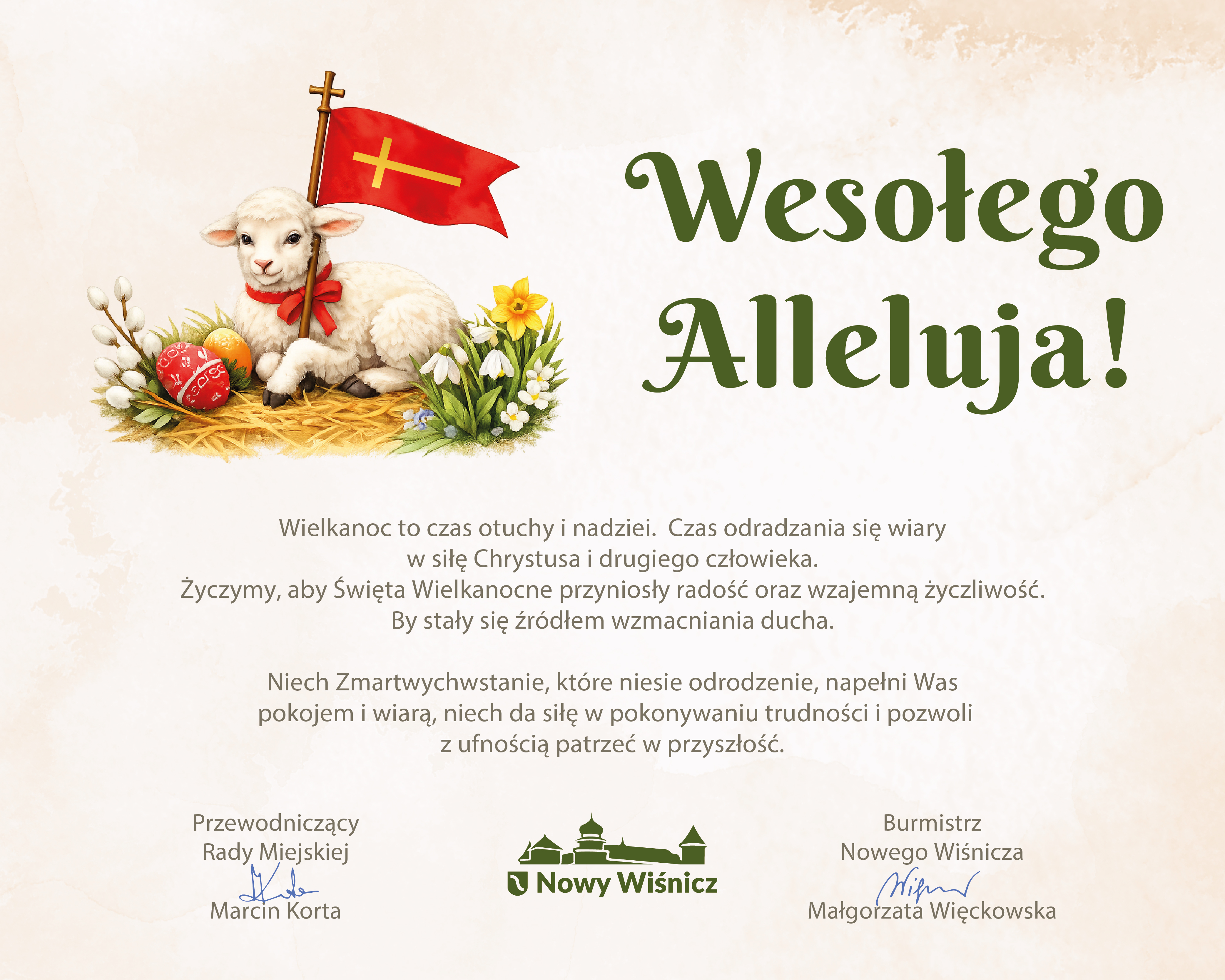 Życzenia Wielkanoc 2026 Nowy Wiśnicz