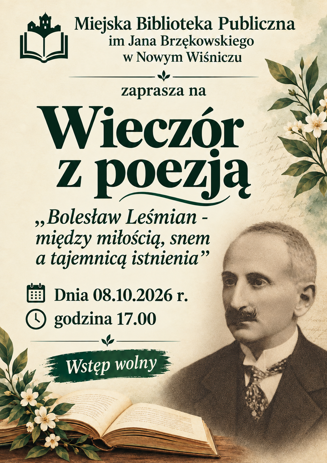 Bolesław Leśmian plakat