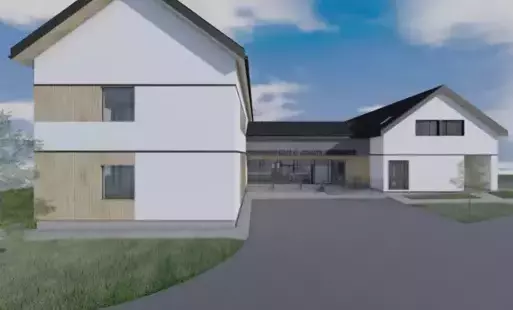 Nowoczesne przedszkole w Starym Wiśniczu - wizualizacja