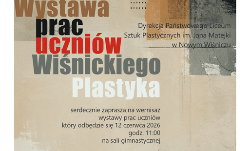 plakat z informacjami