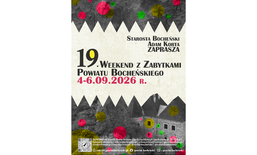 plakat z  napisem
