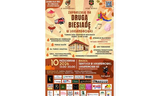 plakat z informacjami