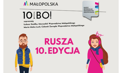 dwie postacie, napisy