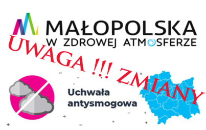 Zdjęcie do Uwaga !!! Zmiany w uchwale antysmogowej dla Małopolski