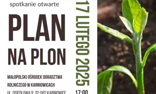 Zdjęcie do Zaproszenie na spotkanie w ramach projektu &quot;Plan na plon&quot;