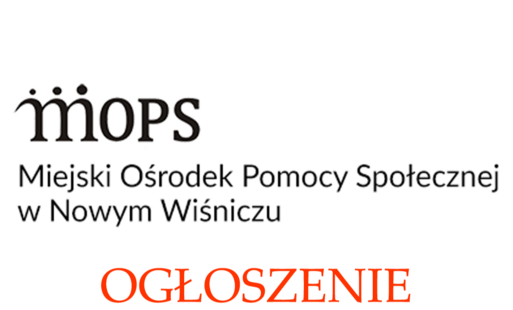 napis mops, ogłoszenie
