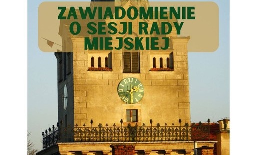 wieża ratusza, napisy o sesji